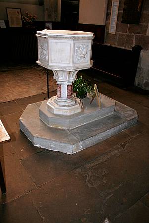 Shrewsbury St. Alkmund - The Font